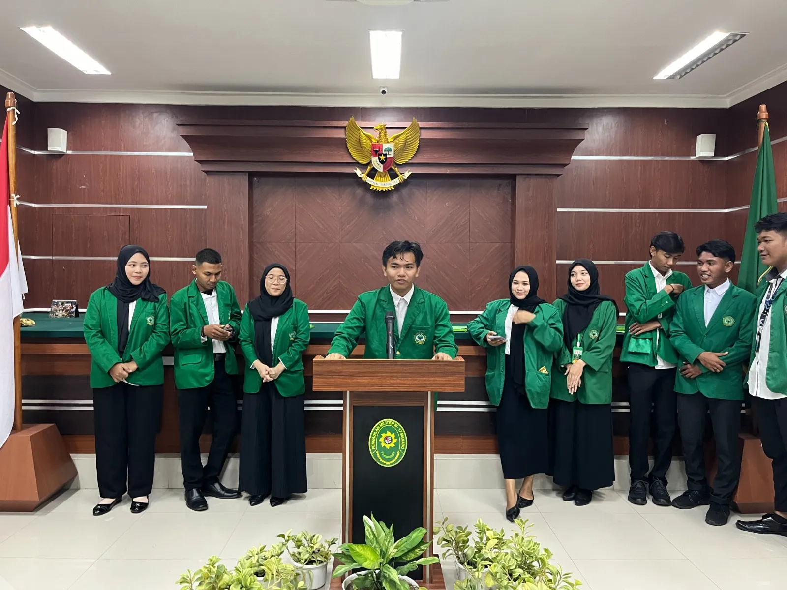 ACARA PERPISAHAN MAHASISWA MAGANG DARI INSTITUT AGAMA ISLAM NEGERI MANADO